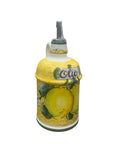 Bottiglia Olio Con Manico Fantasia Limoni e Fiori - Sorrento è