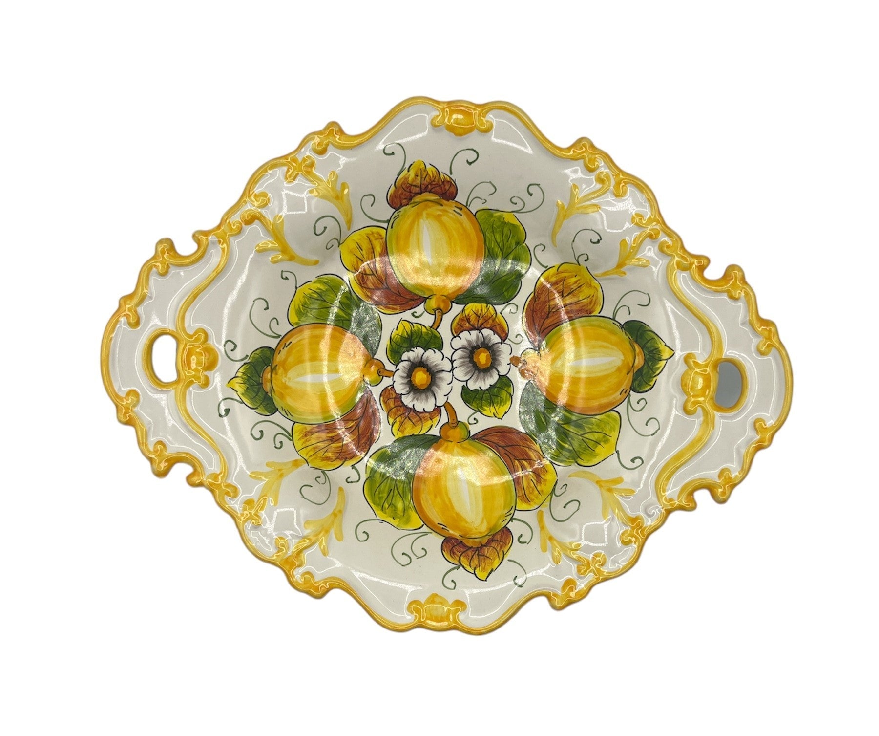 Centrotavola Fantasia Limoni e Fiori - Sorrento è