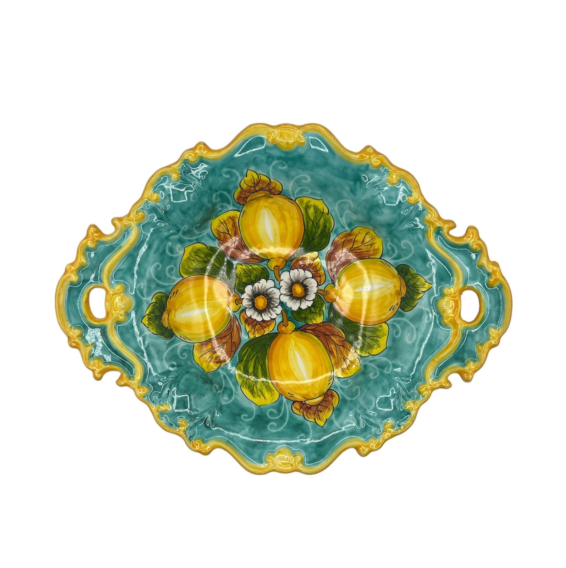 Centrotavola Fantasia Limoni e Fiori - Sorrento è