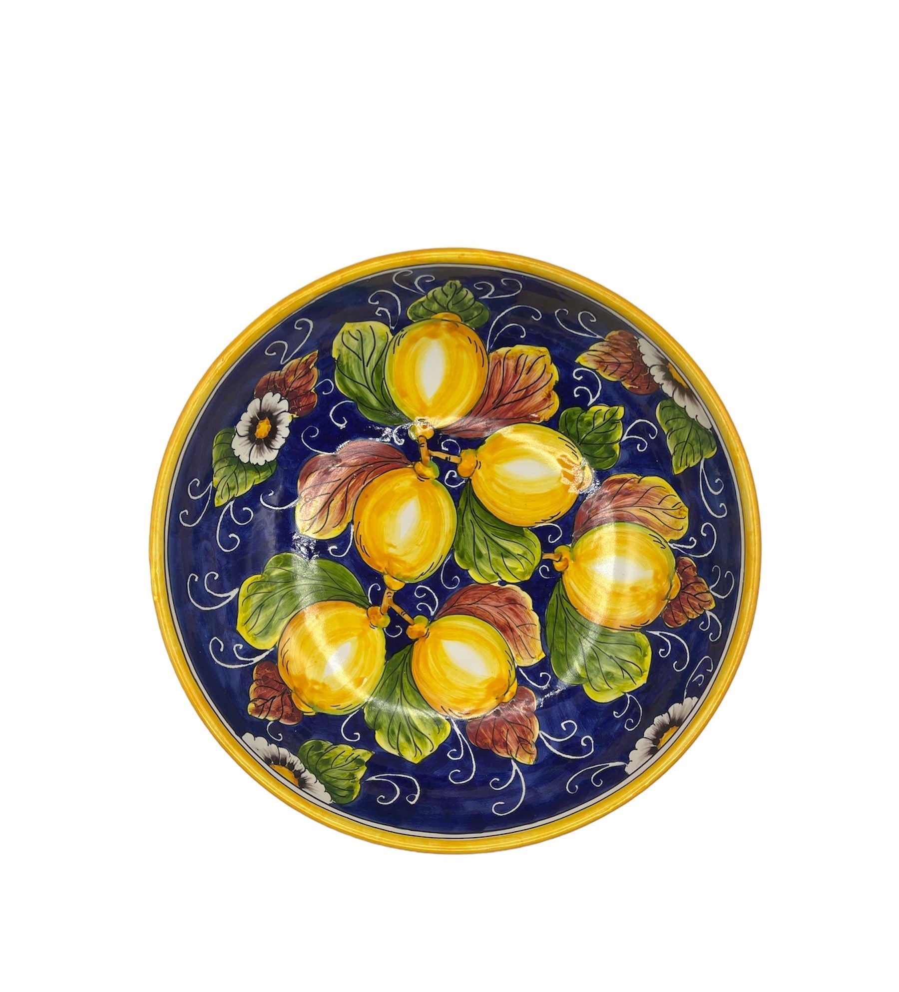 Ciotola Fantasia Limoni e Fiori - Sorrento è