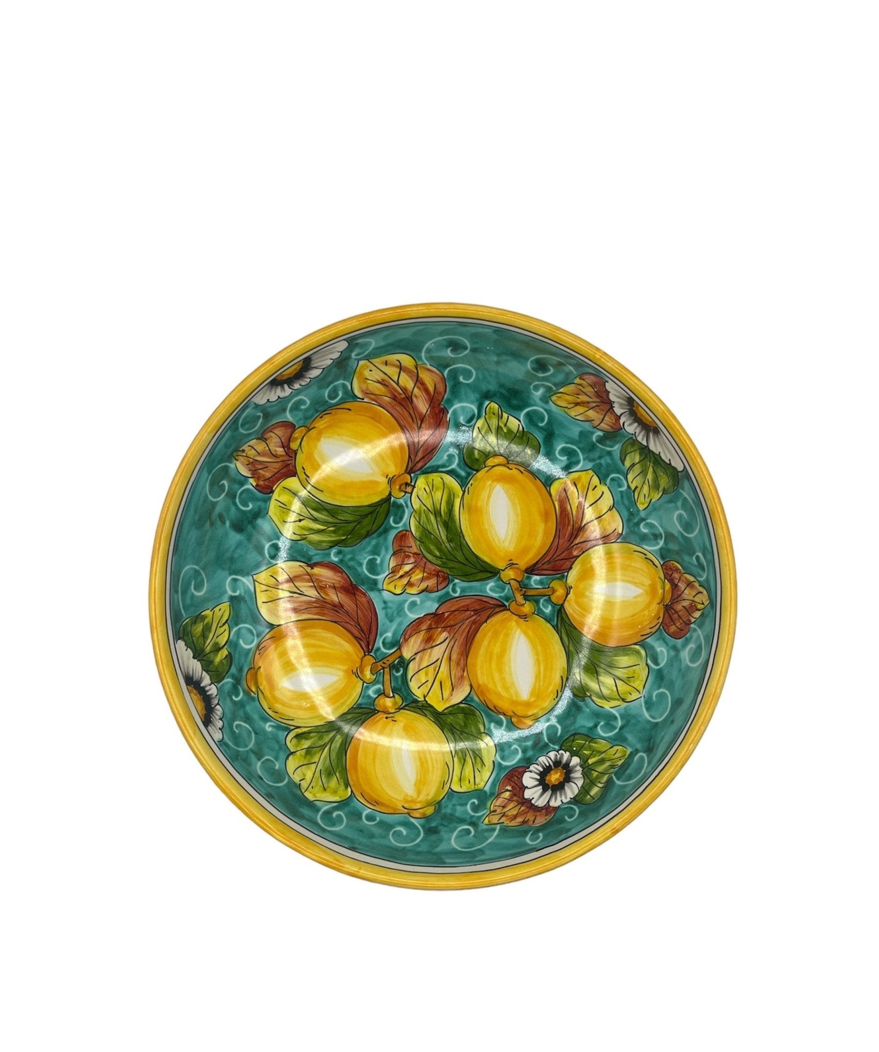 Ciotola Fantasia Limoni e Fiori - Sorrento è
