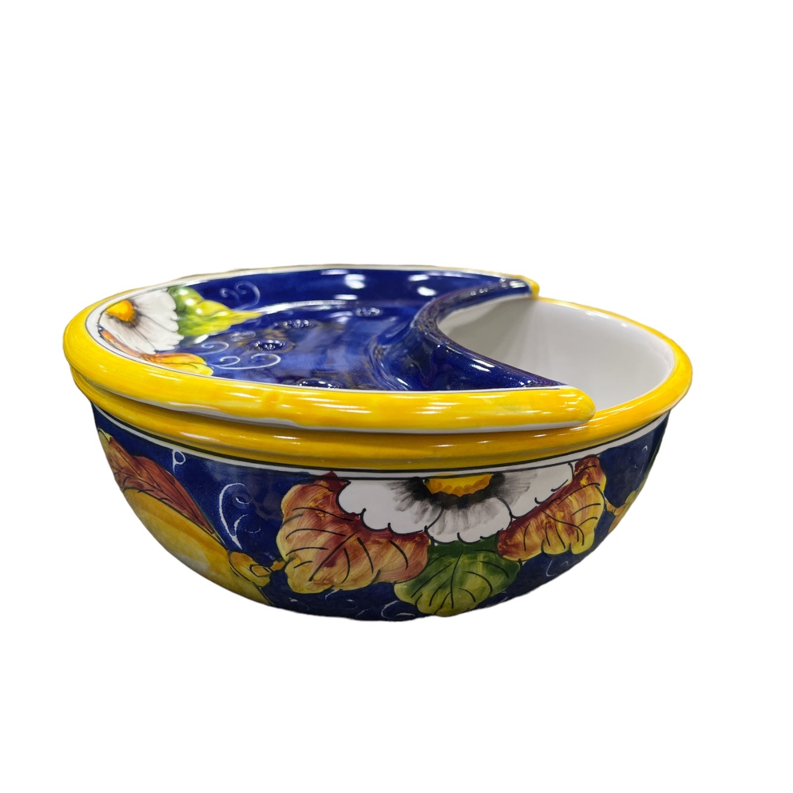 Ciotola Mozzarella Fantasia Limoni E Fiori - Sorrento è