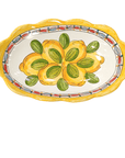 Ciotola Ovale Fantasia Limoni Geometrico - Sorrento è