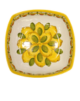 Ciotola Quadrata Fantasia Limoni Geometrico - Sorrento è