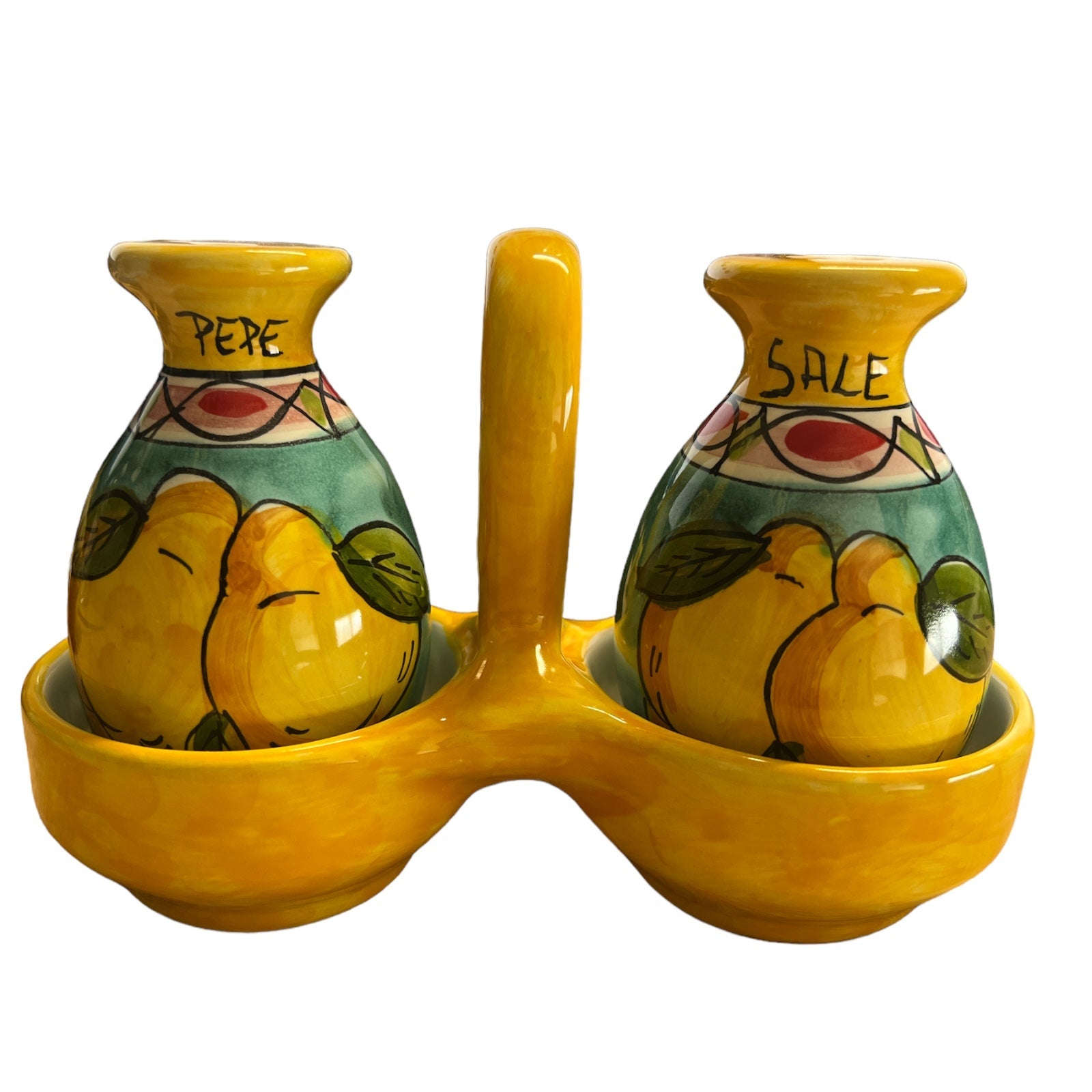 Contenitori Sale e Pepe Fantasia Limoni Geometrico - Sorrento è