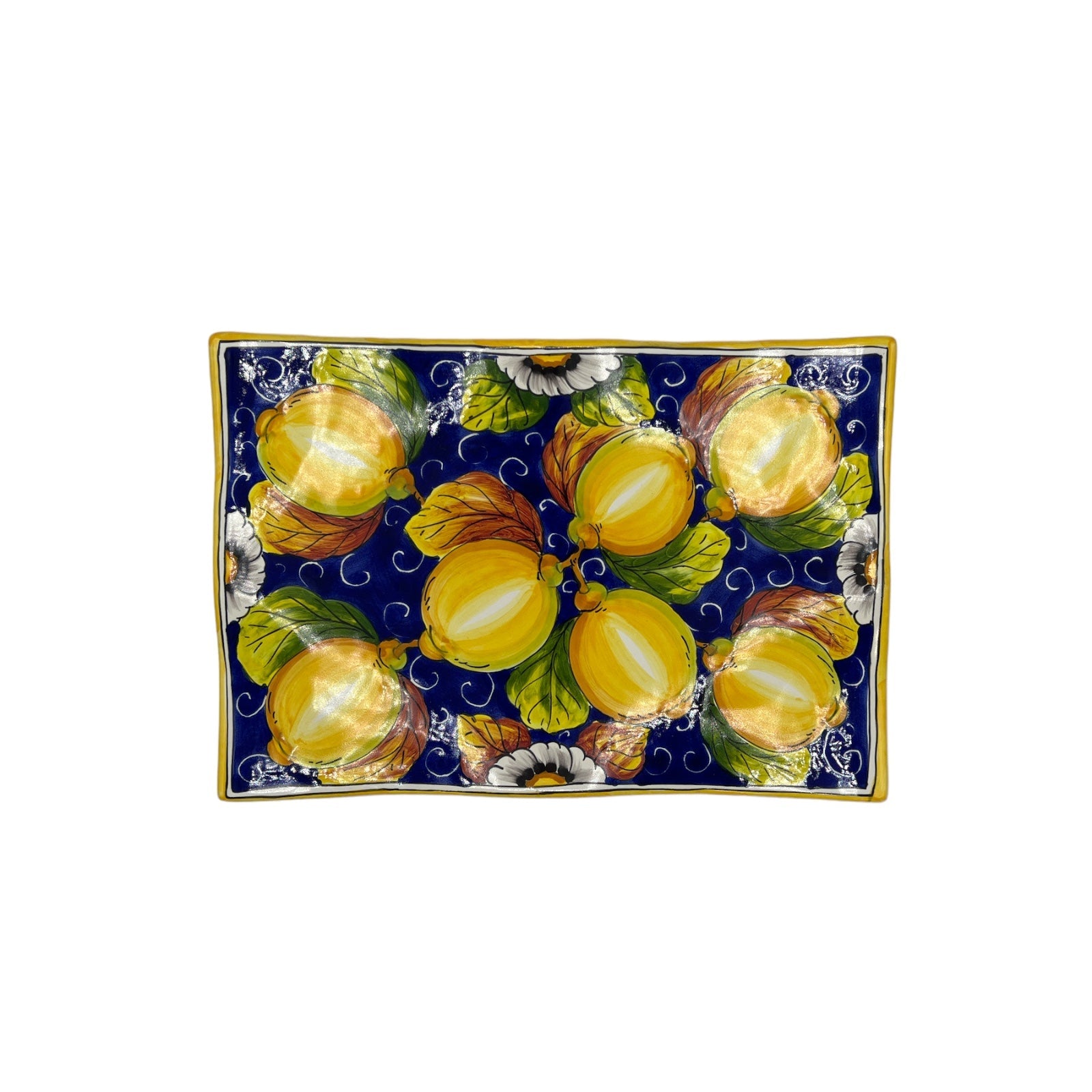 Piatto Carne Fantasia Limoni E Fiori - Sorrento è