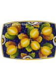 Piatto Rettangolare Fantasia Limoni e Fiori - Sorrento è