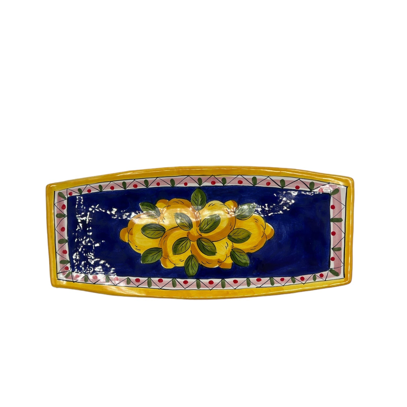 Piatto Sushi Fantasia Limoni Geometrico - Sorrento è