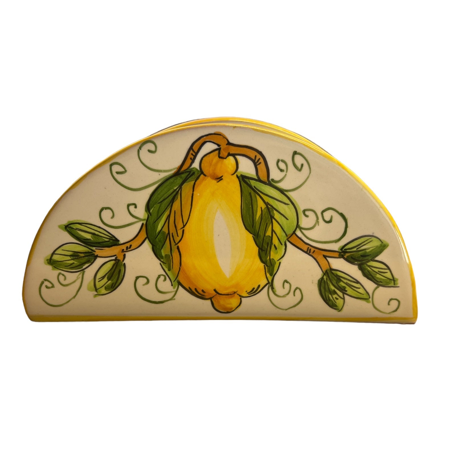 Porta Tovaglioli Fantasia Limoni - Sorrento è