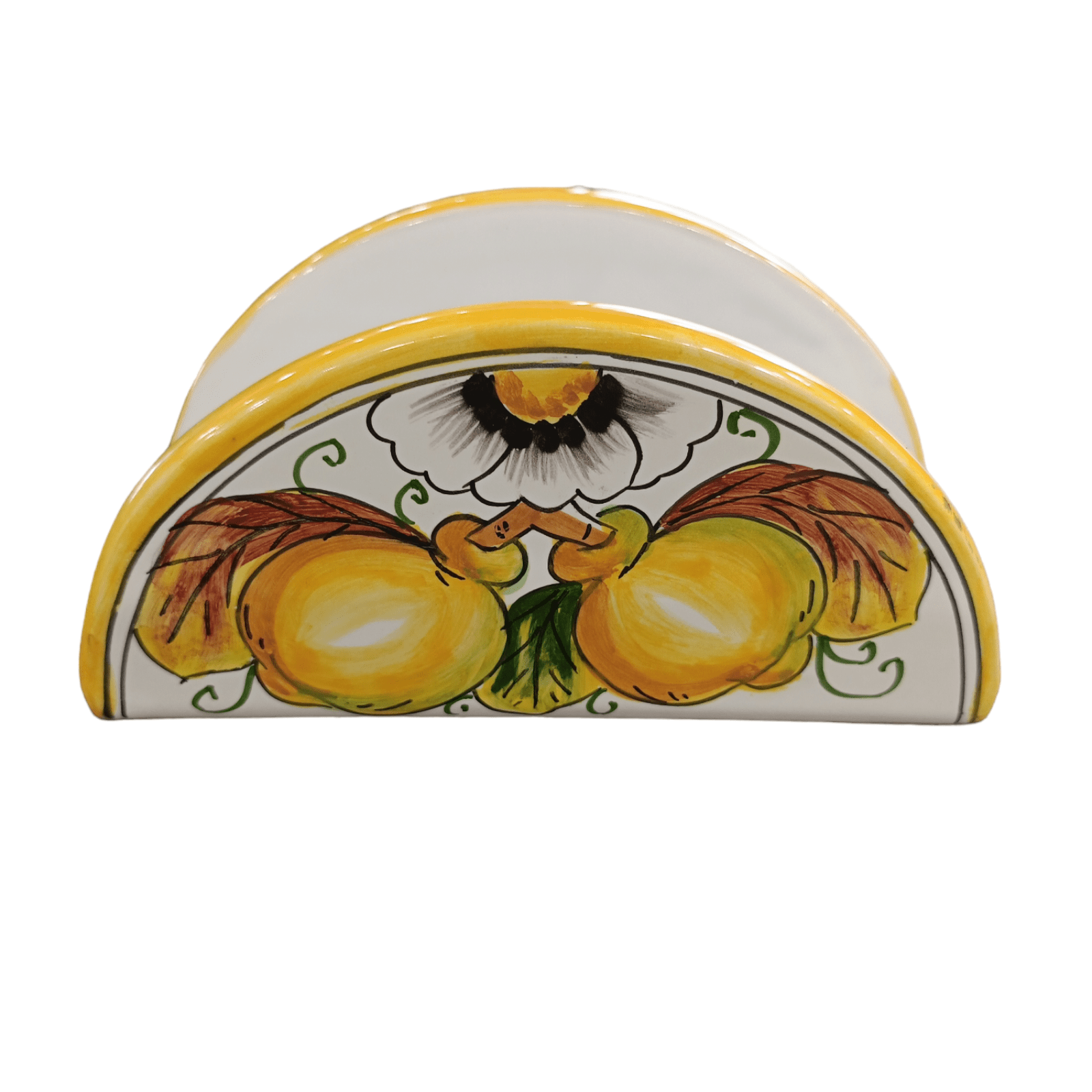 Porta Tovaglioli Fantasia Limoni e Fiori - Sorrento è