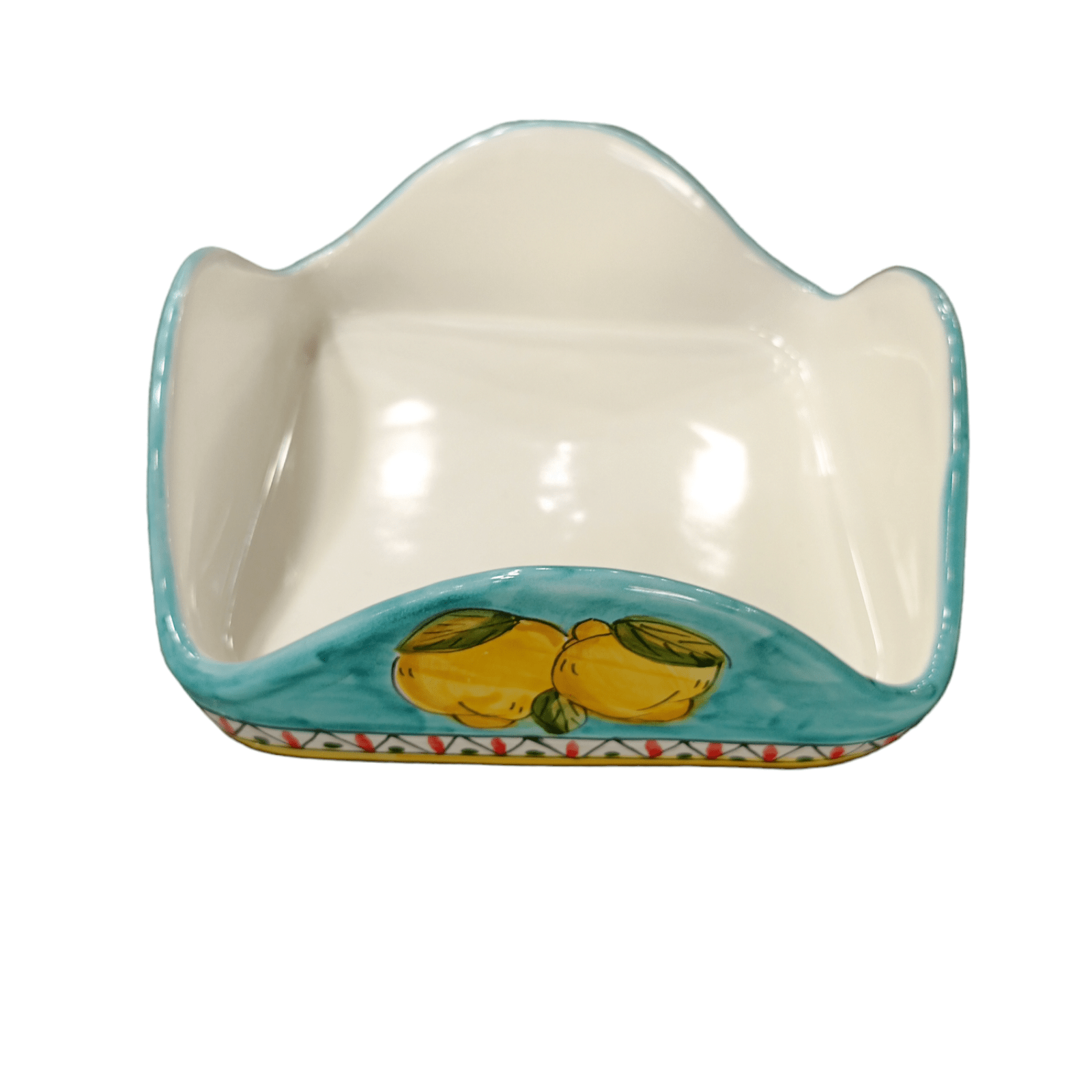 Porta Tovaglioli fantasia Limoni Geometrico - Sorrento è