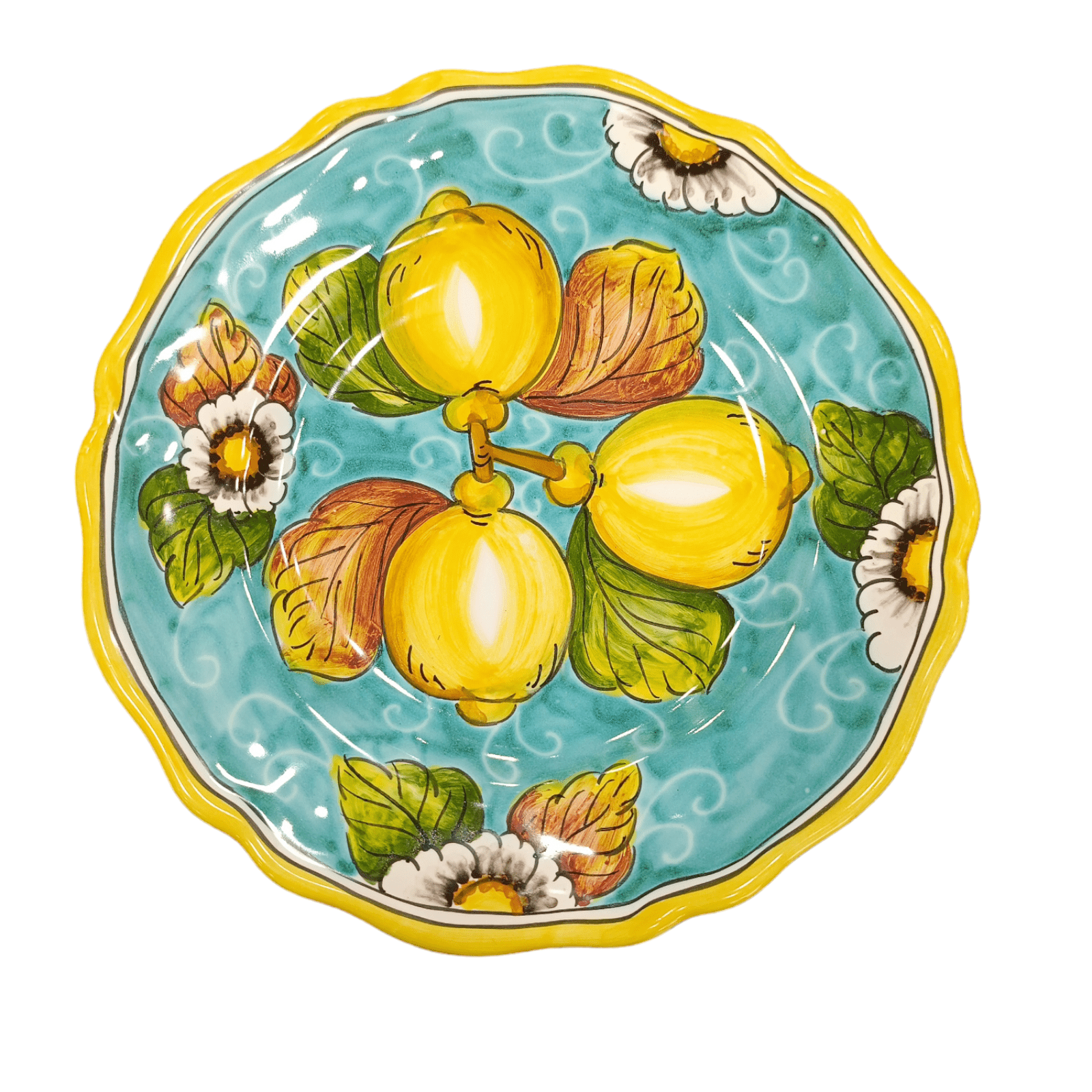 Set di Piatti Fantasia Limoni e Fiori - Sorrento è