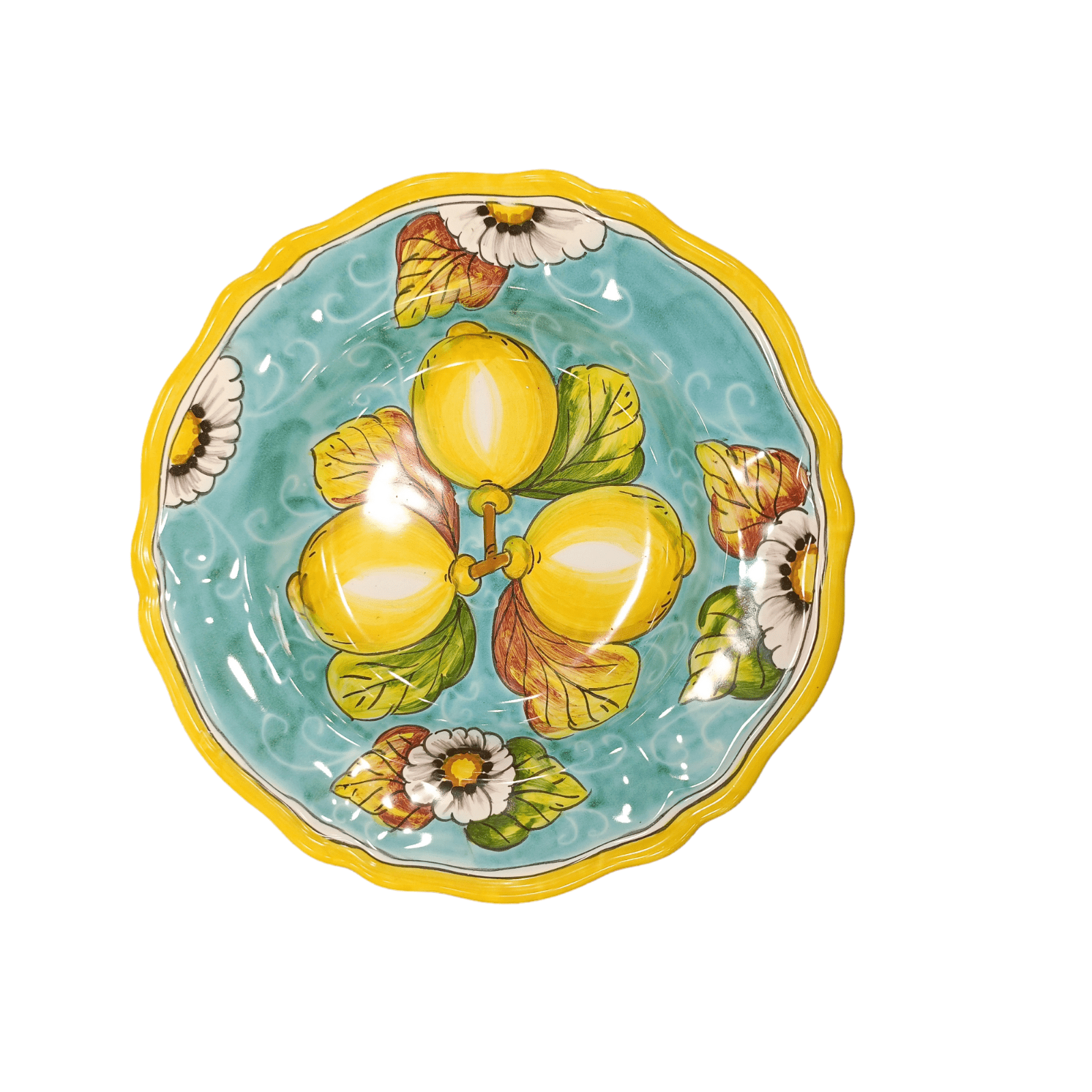 Set di Piatti Fantasia Limoni e Fiori - Sorrento è