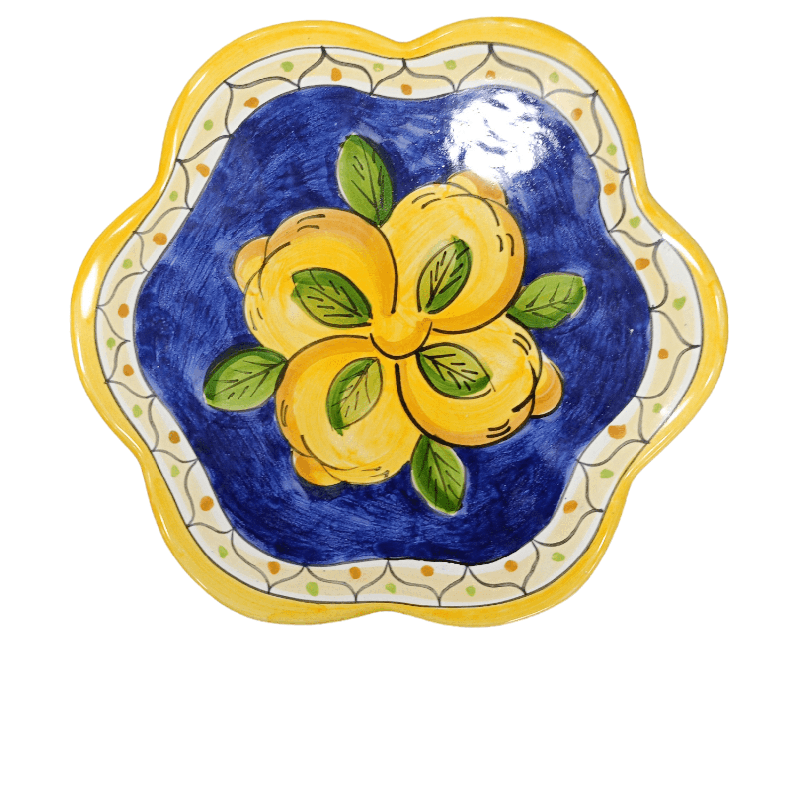 Sottopentola fantasia Limoni geometrico forma Fiore - Sorrento è