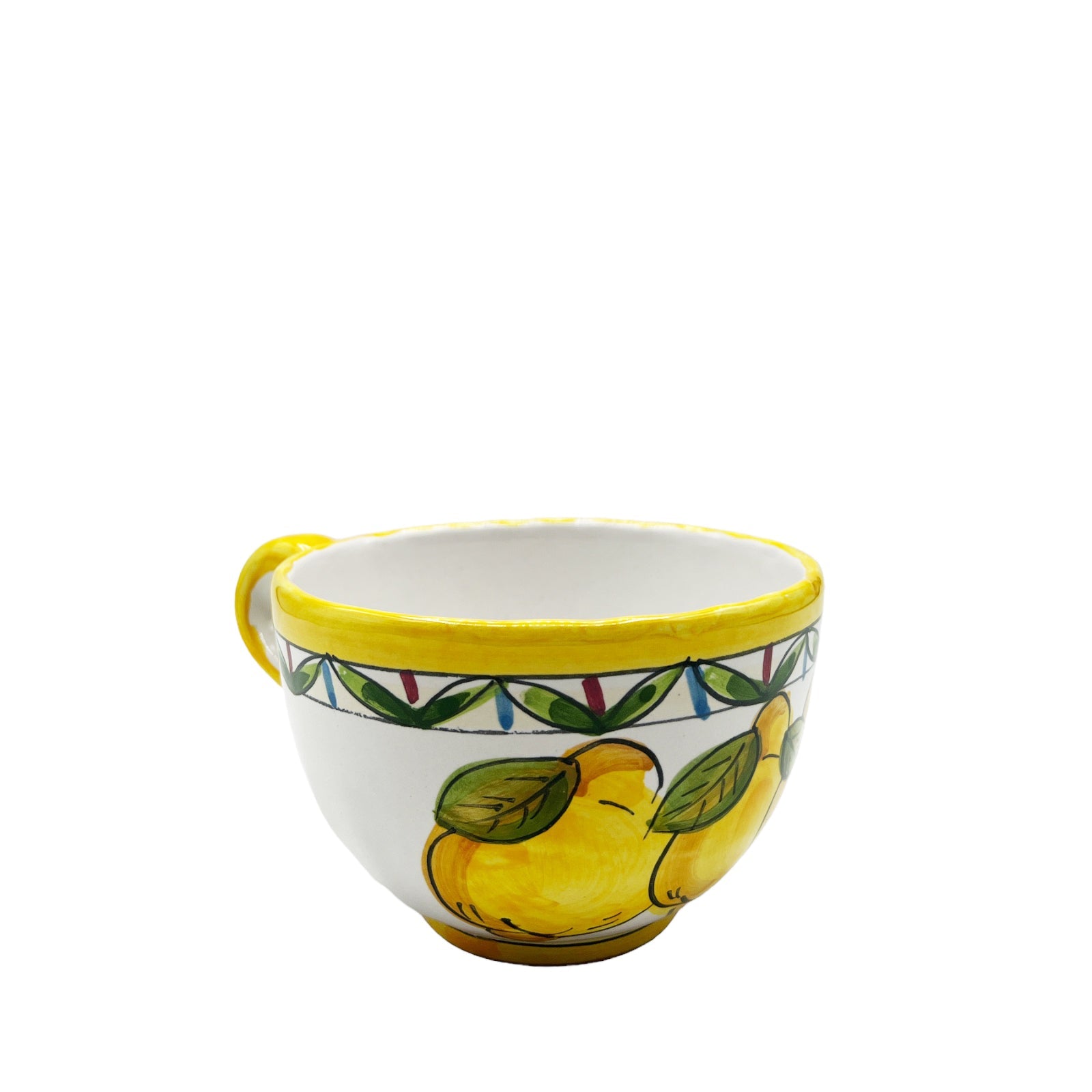 Tazza da Latte Fantasia Limoni Geometrico - Sorrento è