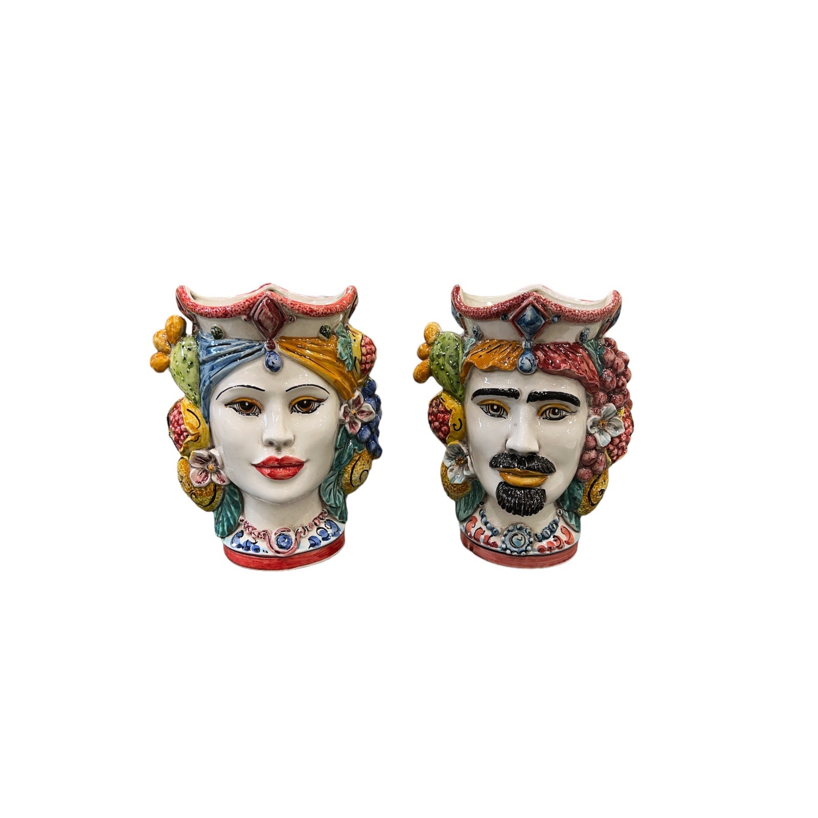 Teste di Moro Ceramica di Caltagirone Frutti CM18 - Sorrento è