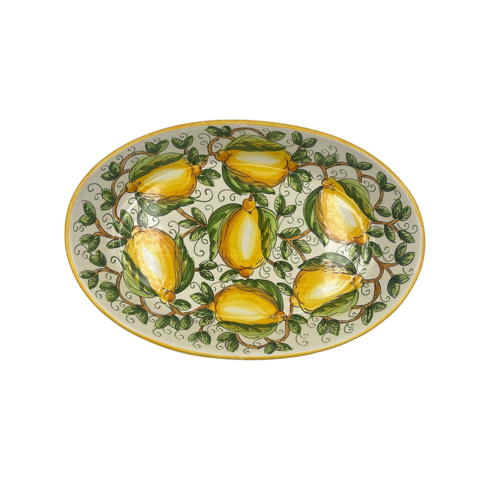 Vassoio da Portata Ovale Fantasia Limoni - Sorrento è