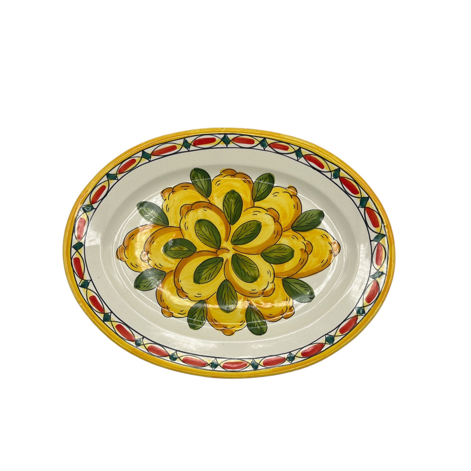 Vassoio Piano Fantasia Limoni Geometrico - Sorrento è