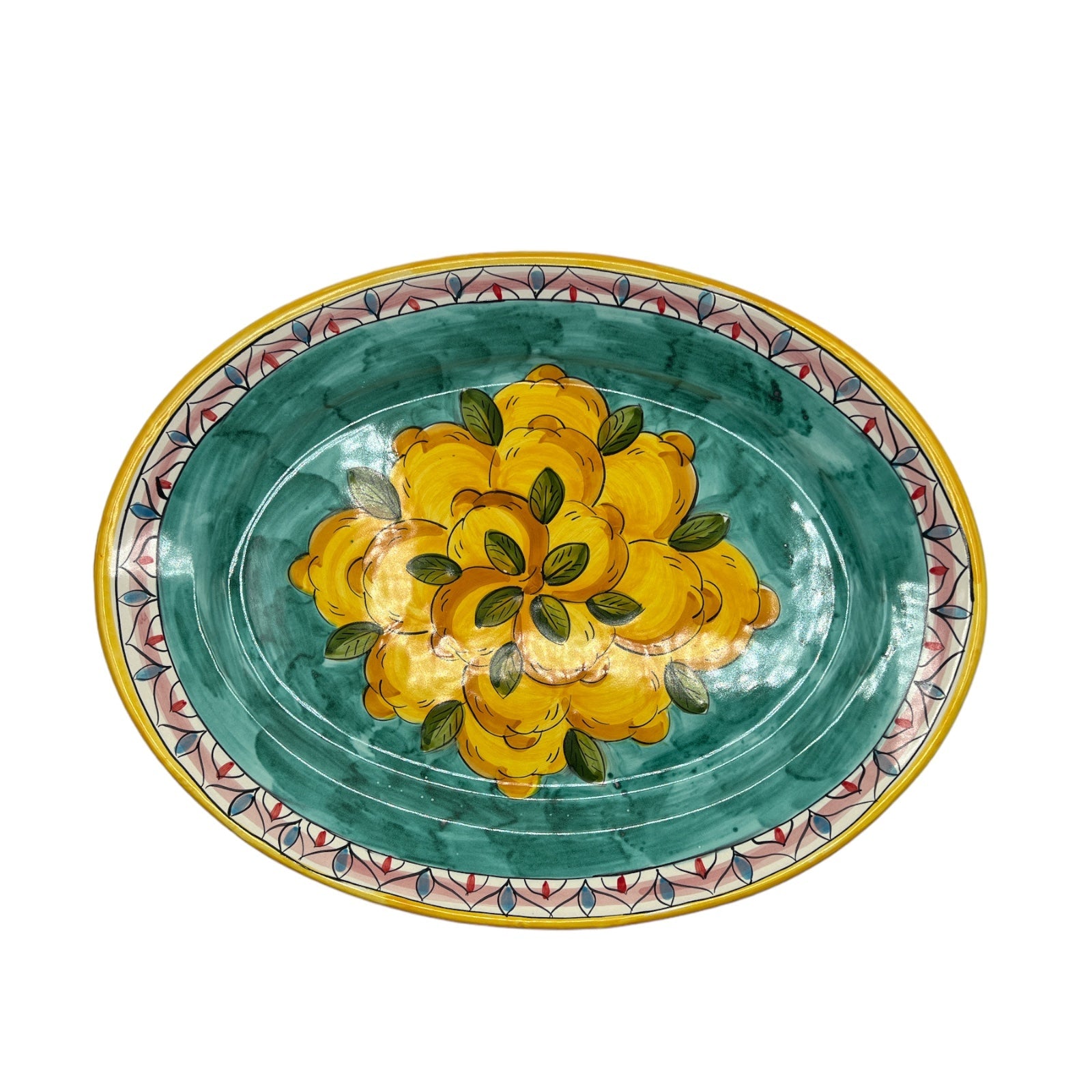 Vassoio Piano Fantasia Limoni Geometrico - Sorrento è