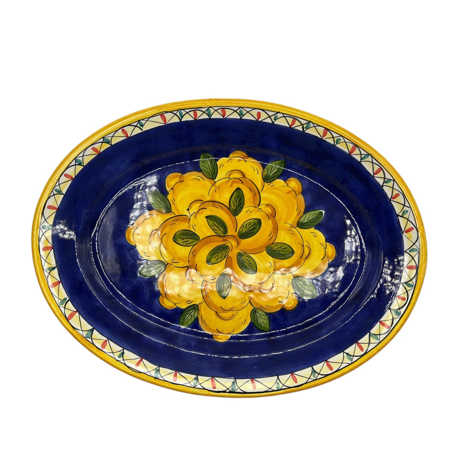 Vassoio Piano Fantasia Limoni Geometrico - Sorrento è