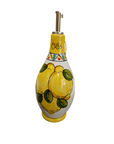 Geometric lemon fantasy oil bottle